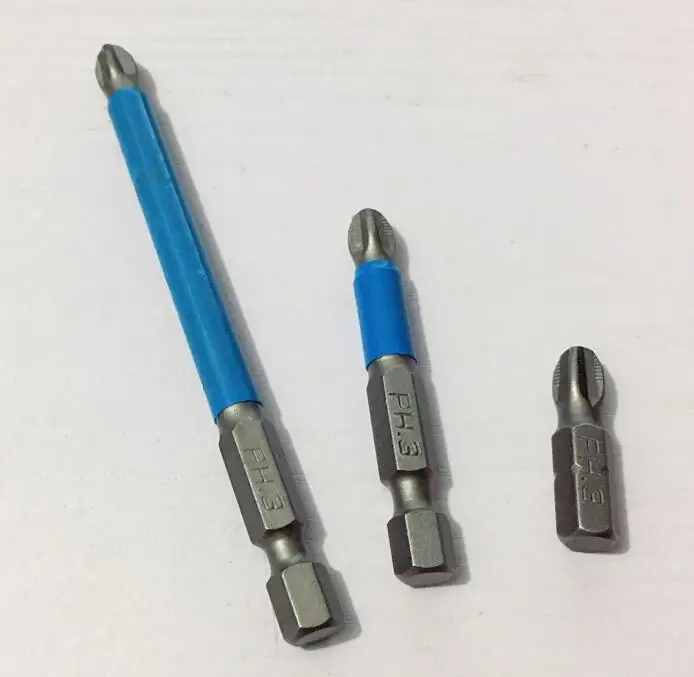 3pcs Magnetic Hex Shank anti-skid Cross Head Screwdriver batch nozzle head PH3*25mm PH3*50mm PH3*90mm
3pcs Magnetic Hex Shank anti-skid Cross Head Screwdriver batch nozzle head PH3*25mm PH3*50mm PH3*90mm