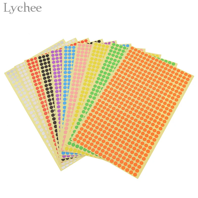 Lychee 1 Sheet Round Spot Coloured Label Stickers DIY Handmade Paper Craft Scrapbooking Decoration
Lychee 1 Sheet Round Spot Coloured Label Stickers DIY Handmade Paper Craft Scrapbooking Decoration