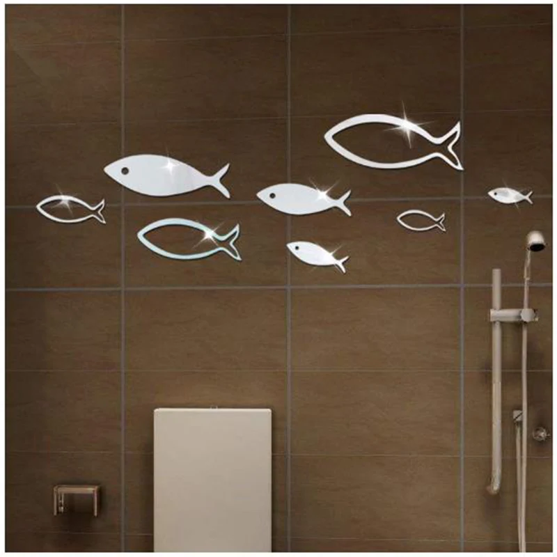 Fish shape mirror combination decorative mirror living room Bathrooms decoration decorative mirror Home decoration accessories
Fish shape mirror combination decorative mirror living room Bathrooms decoration decorative mirror Home decoration accessories