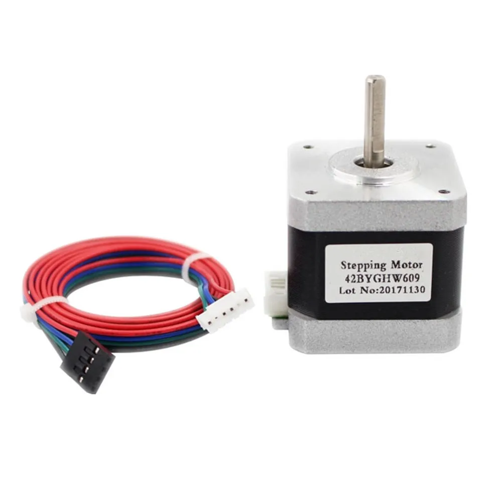 DuoWeiSi 3D Printer Parts 42BYGHW609 42 stepper motor 4 wire 1.7A 4000g.cm 3D printer accessories motor
DuoWeiSi 3D Printer Parts 42BYGHW609 42 stepper motor 4 wire 1.7A 4000g.cm 3D printer accessories motor