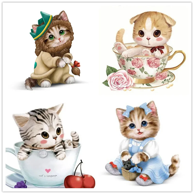 Full Needlework Square Diamond Painting Animal Cat Cross Stitch Kit Diamond Embroidery DIY Diamond Mosaic Crafts Kids Room Decor
Full Needlework Square Diamond Painting Animal Cat Cross Stitch Kit Diamond Embroidery DIY Diamond Mosaic Crafts Kids Room Decor