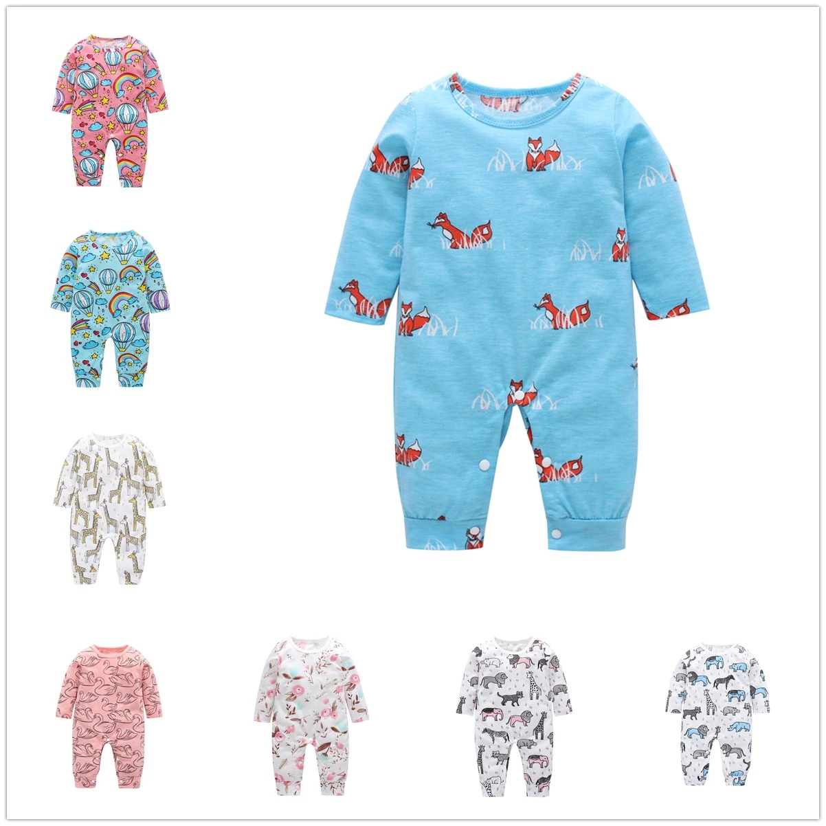 0-24M Baby Boys Romper Toddler Girls Rompers Pink Playsuit Spring Blue Cartoon Clothes Cotton Autumn Newborn Jumpsuit Clothing
0-24M Baby Boys Romper Toddler Girls Rompers Pink Playsuit Spring Blue Cartoon Clothes Cotton Autumn Newborn Jumpsuit Clothing