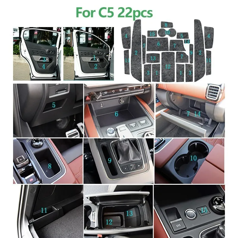 6-22 Pcs Gate Slot Mat Pad Felted Wool For Citroen C3-XR C4 C5 Aircross C4L C-QUATR Door Groove Mat Car Accessories Anti-Slip
6-22 Pcs Gate Slot Mat Pad Felted Wool For Citroen C3-XR C4 C5 Aircross C4L C-QUATR Door Groove Mat Car Accessories Anti-Slip