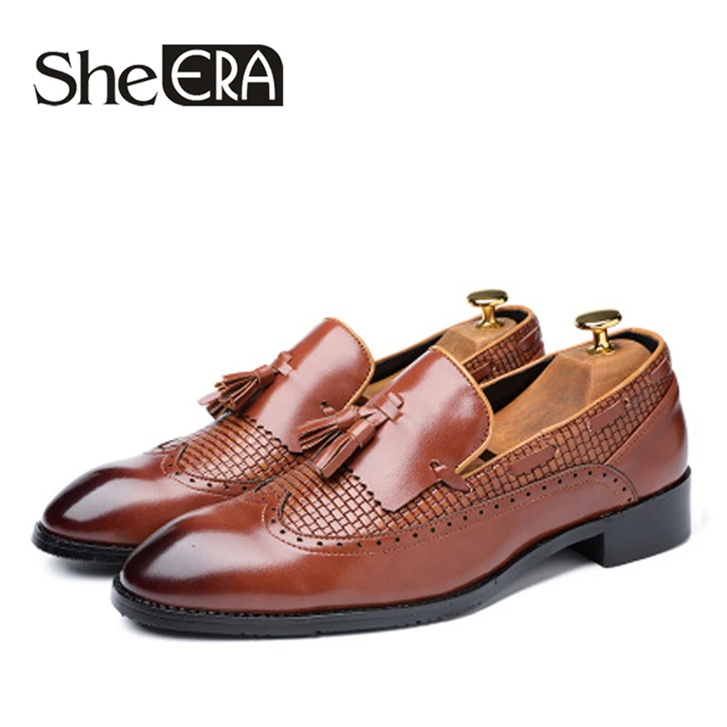Size 37-48 Hot Sell New Fashion Men Tassel Loafers Genuine Leather Formal Shoes Dress Shoe Simple Slip On Man Casual Footwear
Size 37-48 Hot Sell New Fashion Men Tassel Loafers Genuine Leather Formal Shoes Dress Shoe Simple Slip On Man Casual Footwear