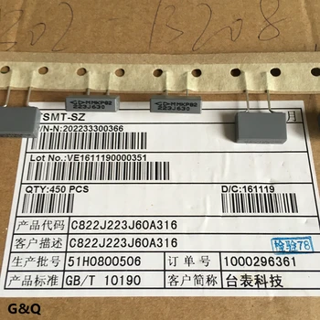 100% Home furnishings 20pcs MMKP82 0.022UF 22NF 223J 630V P:7.5MM Thin film capacitor
100% Home furnishings 20pcs MMKP82 0.022UF 22NF 223J 630V P:7.5MM Thin film capacitor