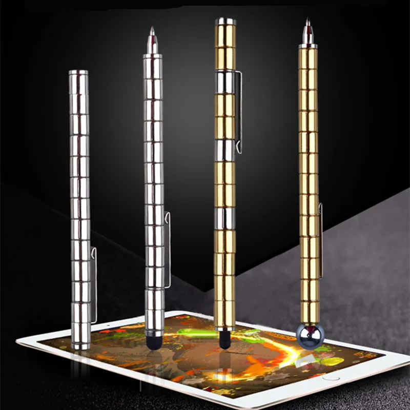 Multi Function Ballpoint Pen Modular Magnetic Magic Fidget Pen Touching Luxury Pen Spinning Magnet Cube Toy Bricks Protean
Multi Function Ballpoint Pen Modular Magnetic Magic Fidget Pen Touching Luxury Pen Spinning Magnet Cube Toy Bricks Protean
