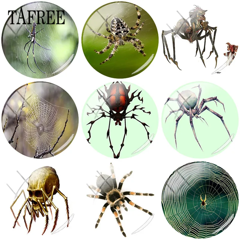 TAFREE 1pcs 25mm Spider Pattern Round Handmade Photo Glass Cabochons & Glass Dome Cover Pendant Cameo Settings
TAFREE 1pcs 25mm Spider Pattern Round Handmade Photo Glass Cabochons & Glass Dome Cover Pendant Cameo Settings