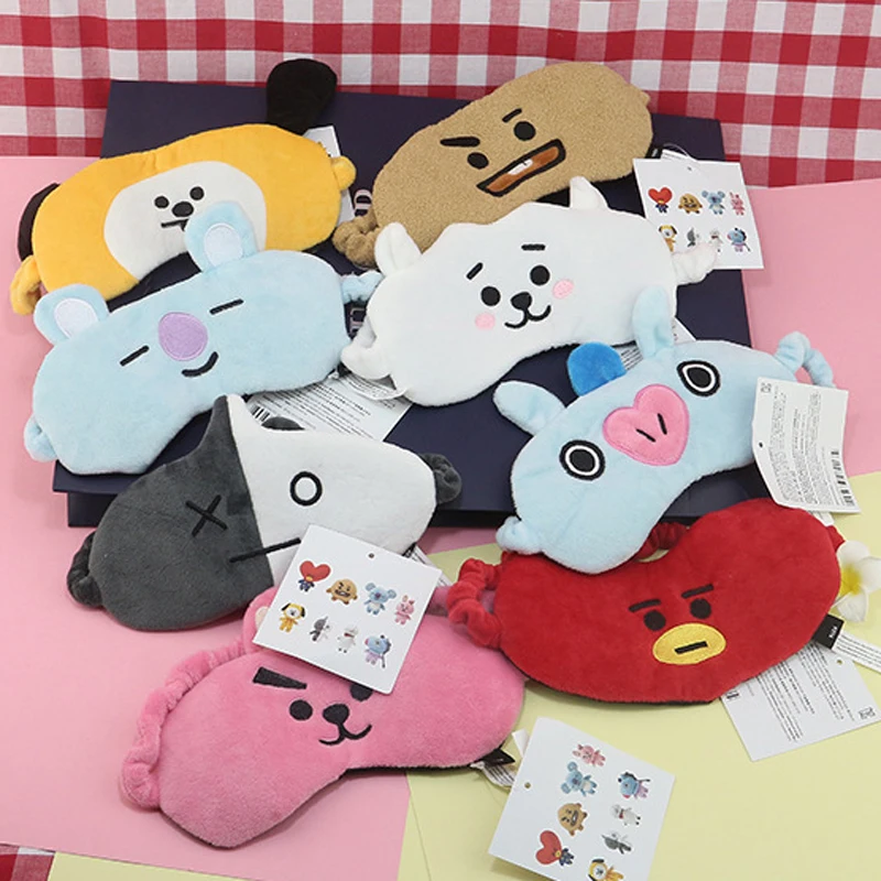 Kpop BTS BT21 Cute Eyeshade Soft Cotton Eye Masks Korean Style Bangtan Boys Sleep Mask Patch Eyes Care Tools Harajuku Kawaii
Kpop BTS BT21 Cute Eyeshade Soft Cotton Eye Masks Korean Style Bangtan Boys Sleep Mask Patch Eyes Care Tools Harajuku Kawaii