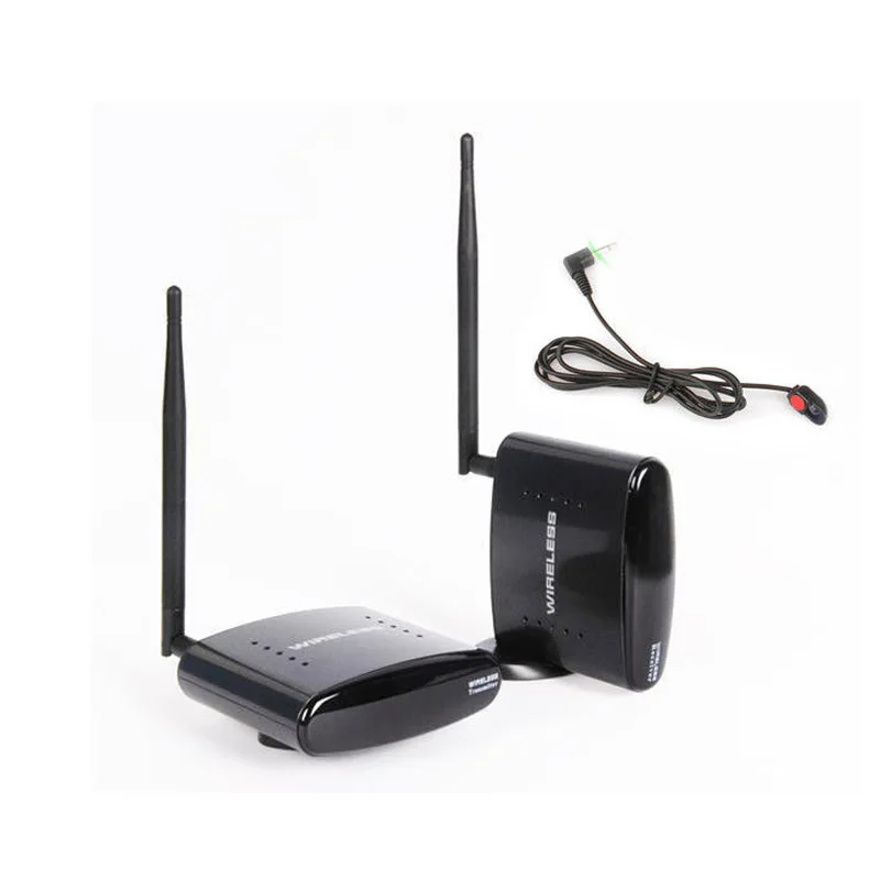 

HBUDS 2.4GHz 350M Wireless AV Sender TV Audio Video Transmitter Receiver With IR Remote PAT-260 Black