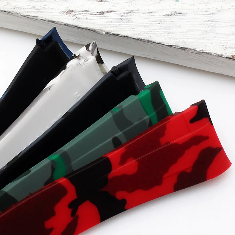 rubber watch strap waterproof silicone wristband bracelet camouflage color watchband wristwatches band 20mm watch belt for ROX
rubber watch strap waterproof silicone wristband bracelet camouflage color watchband wristwatches band 20mm watch belt for ROX