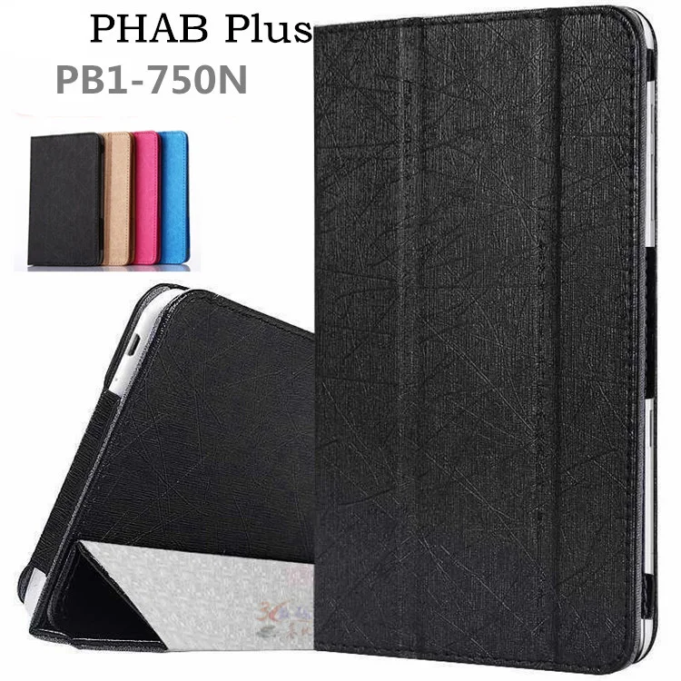 

Luxury Fold Ultra Thin Slim Silk Folio Stand PU Leather Case Cover For Lenovo PHAB 6.98 PB1-750 PB1-750N PB1-750M 6.98" Tablet