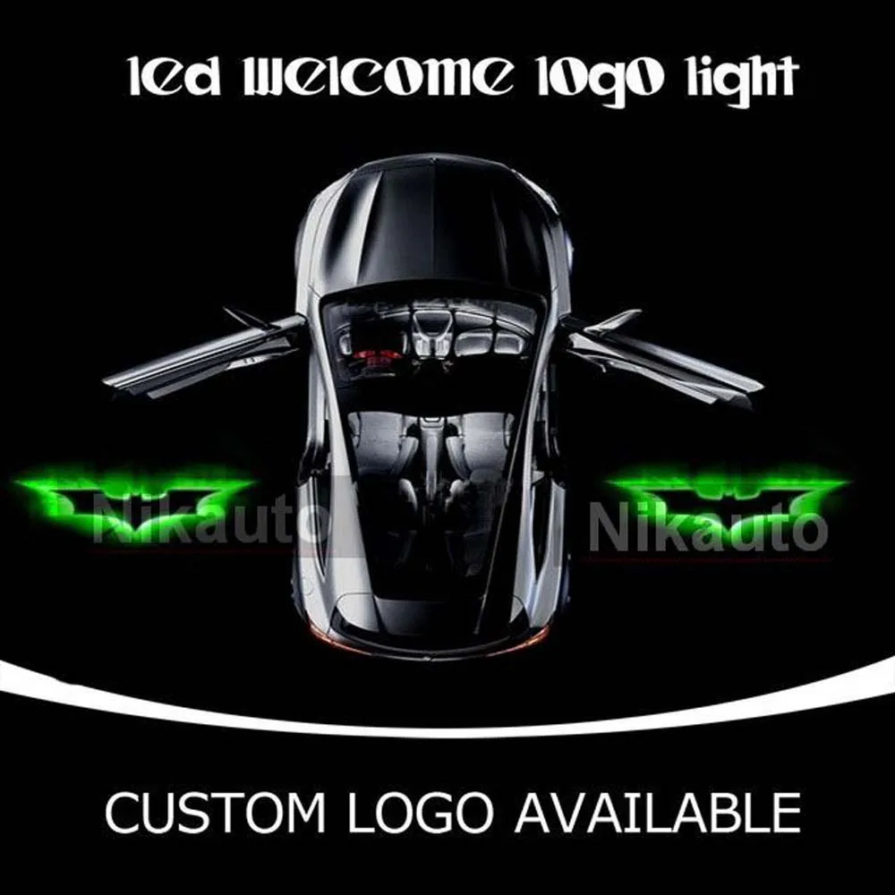 3D Green Batman Logo Car Door Welcome Laser Projector Shadow LED Light Universal Funny Cartoon Icon Custom Made
3D Green Batman Logo Car Door Welcome Laser Projector Shadow LED Light Universal Funny Cartoon Icon Custom Made