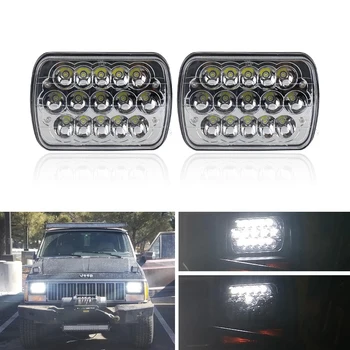 5x7 7"x6" Led Headlights Sealed Beam H4 Hi/Lo Replace H6054 H6545 H6054 H6054LL 6054 Square Headlamps For Jeep Wrangler JK
5x7 7"x6" Led Headlights Sealed Beam H4 Hi/Lo Replace H6054 H6545 H6054 H6054LL 6054 Square Headlamps For Jeep Wrangler JK
