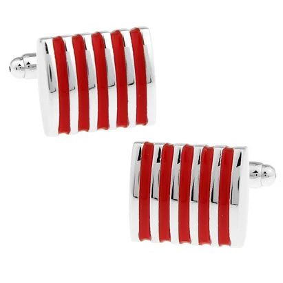 

WN hot sales/red stripe cufflinks in high quality French shirts cufflinks wholesale/retail/friends gifts