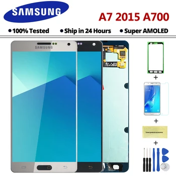 Original 5.5" AMOLED A700 LCD for SAMSUNG Galaxy A7 2015 A700 A700F A700FD LCD Display Touch Screen Digitizer Replacement Parts
Original 5.5" AMOLED A700 LCD for SAMSUNG Galaxy A7 2015 A700 A700F A700FD LCD Display Touch Screen Digitizer Replacement Parts