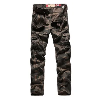 Men's Military Tactical Cargo Pants Cotton Casual Men Camo Multi-pockets Straight Pants Trousers with Belt Plus Size 29-38
Men's Military Tactical Cargo Pants Cotton Casual Men Camo Multi-pockets Straight Pants Trousers with Belt Plus Size 29-38