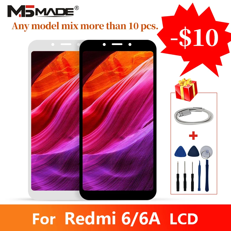 IPS Original For Xiaomi Redmi 6 6A LCD Display Touch Screen Digitizer Assembly Replacement Parts With Frame For Redmi 6A Screen
IPS Original For Xiaomi Redmi 6 6A LCD Display Touch Screen Digitizer Assembly Replacement Parts With Frame For Redmi 6A Screen