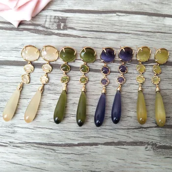 3 Pairs Water Drop Shape opal Crystal Earrings,Dangle Earrings Gem stone Jewelry Druzy ER306
3 Pairs Water Drop Shape opal Crystal Earrings,Dangle Earrings Gem stone Jewelry Druzy ER306