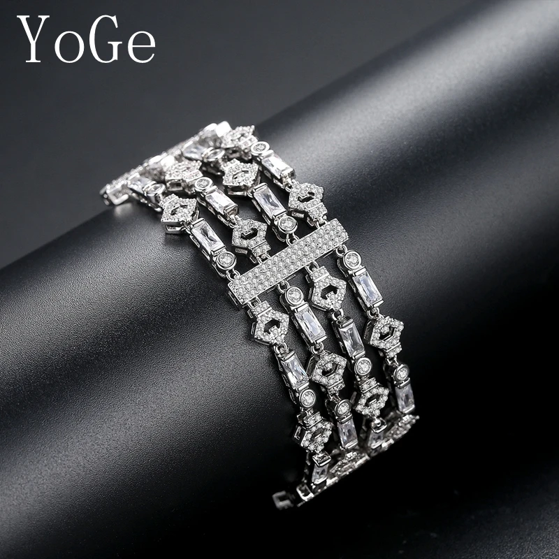 YoGe statement Jewellery, Brand Design Romantic Deluxe Wide Surface Bracelets,AAA CZ womens Accessarioes,BD067
YoGe statement Jewellery, Brand Design Romantic Deluxe Wide Surface Bracelets,AAA CZ womens Accessarioes,BD067