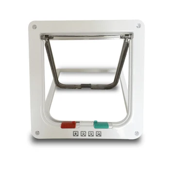 Pet Entrence Pet Cat Dog Entrence Door Flap 4 Way Magnetic Lockable Dog Kitty Pets Safe Size S/M/L 2 color Door Gates
Pet Entrence Pet Cat Dog Entrence Door Flap 4 Way Magnetic Lockable Dog Kitty Pets Safe Size S/M/L 2 color Door Gates