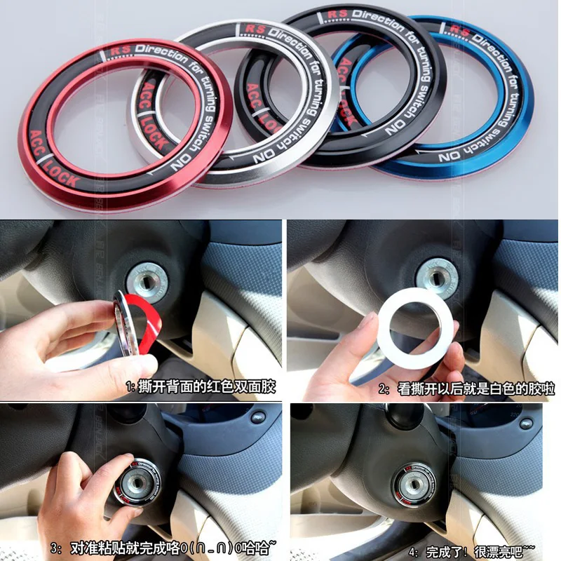 Youwinme 1PCS Car Ignition Key Lock Decoration Ring Stickers For Kia K2/K3/K5 Sportage Rio Cerato Optima Keyhole Aluminum
Youwinme 1PCS Car Ignition Key Lock Decoration Ring Stickers For Kia K2/K3/K5 Sportage Rio Cerato Optima Keyhole Aluminum