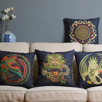 NEW! Blue retro modern Creative dragon pillow cushion Bird Linen Pillowss cushions Pillow HOME Decorate sofa cushions
NEW! Blue retro modern Creative dragon pillow cushion Bird Linen Pillowss cushions Pillow HOME Decorate sofa cushions
