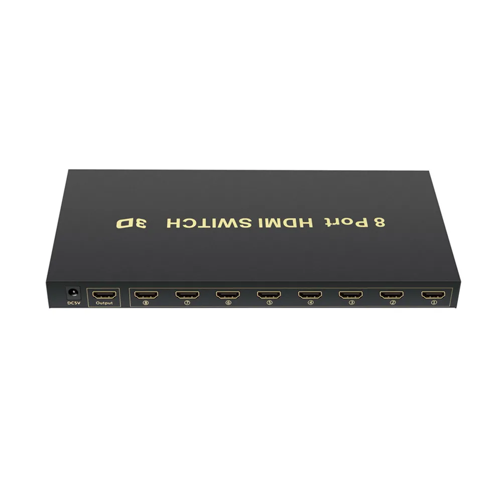 HDMI Switcher 8 Input and 1 Output Video KVM Switching Device for Computer Game console DVD Products Black
HDMI Switcher 8 Input and 1 Output Video KVM Switching Device for Computer Game console DVD Products Black