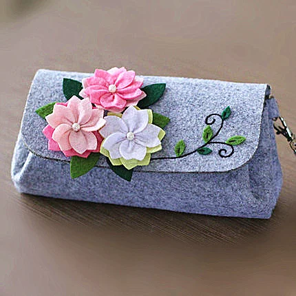 Sewing Art 3mm Felt Diy Craft unfinished Cherry Hand Bag Size 12X9X6CM Handmade Free Cutting Felt Material DIY Package
Sewing Art 3mm Felt Diy Craft unfinished Cherry Hand Bag Size 12X9X6CM Handmade Free Cutting Felt Material DIY Package