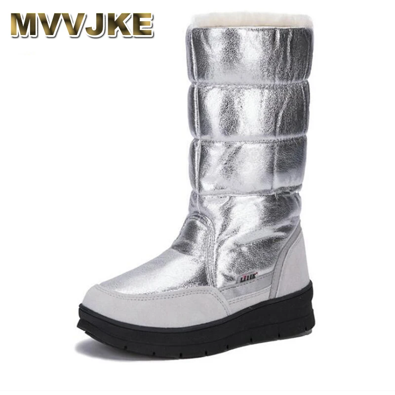 MVVJKE Winter High Women Snow Boots plush Warm shoes Plus size easy wear girl shoes female hot boots waterproof shoes woman E018
MVVJKE Winter High Women Snow Boots plush Warm shoes Plus size easy wear girl shoes female hot boots waterproof shoes woman E018