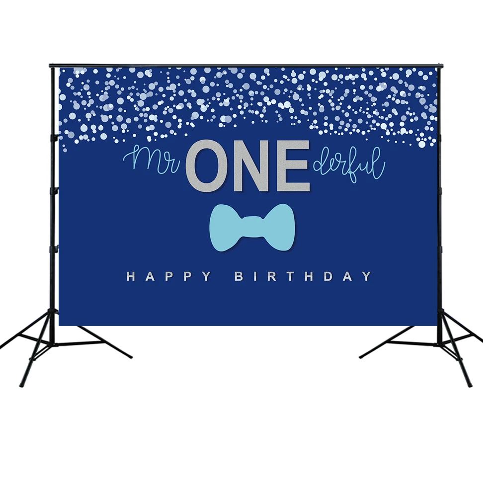HUAYI Boy 1st Birthday Mr. Onederful Cake Smash Decorations Backdrop Blue Bow Tie bokeh Little Man Photocall Background W-2238
HUAYI Boy 1st Birthday Mr. Onederful Cake Smash Decorations Backdrop Blue Bow Tie bokeh Little Man Photocall Background W-2238