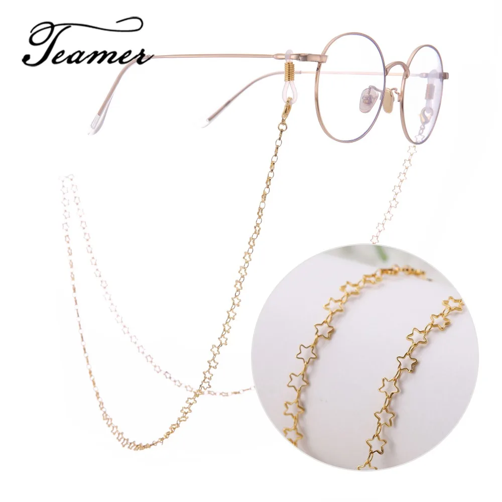Teamer Hollow Star Metal Glasses Chain Fashion Women Eyewear Cord Holder Sunglasses Neck Strap Reading Glasses Rope Accessories
Teamer Hollow Star Metal Glasses Chain Fashion Women Eyewear Cord Holder Sunglasses Neck Strap Reading Glasses Rope Accessories