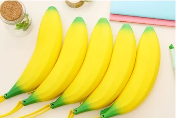 Creative lovely silicone zero wallet Banana purse Students holding a coin purse Pencil Case Pouch Keyring Multi-purpose bag
Creative lovely silicone zero wallet Banana purse Students holding a coin purse Pencil Case Pouch Keyring Multi-purpose bag