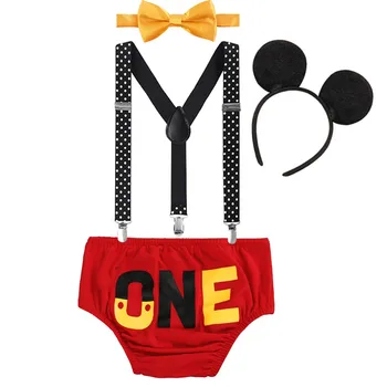 4pcs Set Cute Mickey Mouse Clothes for Baby Boy Girl 1st Birthday Cake Smash Outfit Photography Props Costume Cute Baby Clothes
4pcs Set Cute Mickey Mouse Clothes for Baby Boy Girl 1st Birthday Cake Smash Outfit Photography Props Costume Cute Baby Clothes