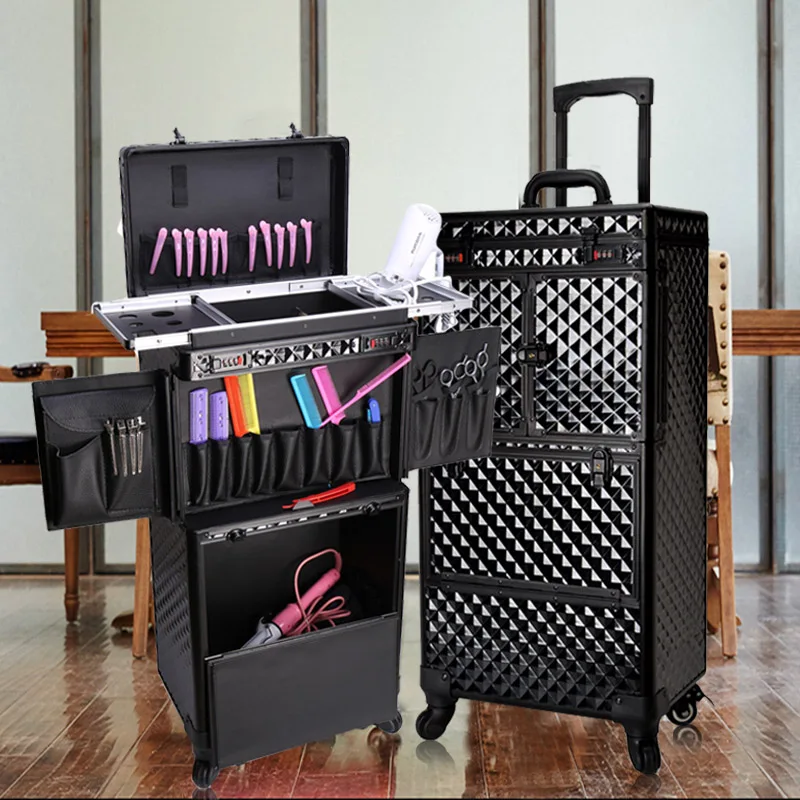 Women large capacity Trolley Cosmetic case Rolling Luggage bag,Nails Make up Toolbox,Multi-layer Beauty Tattoo Trolley Suitcase
Women large capacity Trolley Cosmetic case Rolling Luggage bag,Nails Make up Toolbox,Multi-layer Beauty Tattoo Trolley Suitcase