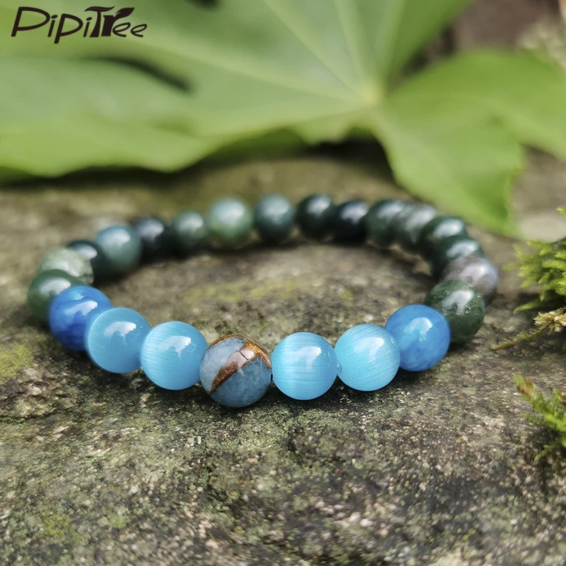Pipitree Customized Multicolor Tiger Eye Natural Stone Bead Bracelets Healing Balance Yoga Charm Bracelet Jewelry for Women Men
Pipitree Customized Multicolor Tiger Eye Natural Stone Bead Bracelets Healing Balance Yoga Charm Bracelet Jewelry for Women Men