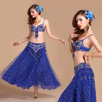 Belly Dance Dress Women Suit Dancing Costume Set Sequins Sexy Bellydance Bra Long Skirt Belt Ladies Wear Tribal India Clothing
Belly Dance Dress Women Suit Dancing Costume Set Sequins Sexy Bellydance Bra Long Skirt Belt Ladies Wear Tribal India Clothing