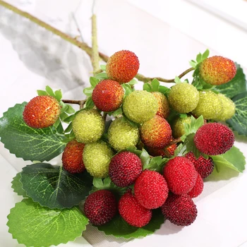 1 pcs Artificial Fake Plants Raspberry Simulation Fruit Plastic Berry Strawberry Decorative Flower for Home Decoration DF1
1 pcs Artificial Fake Plants Raspberry Simulation Fruit Plastic Berry Strawberry Decorative Flower for Home Decoration DF1
