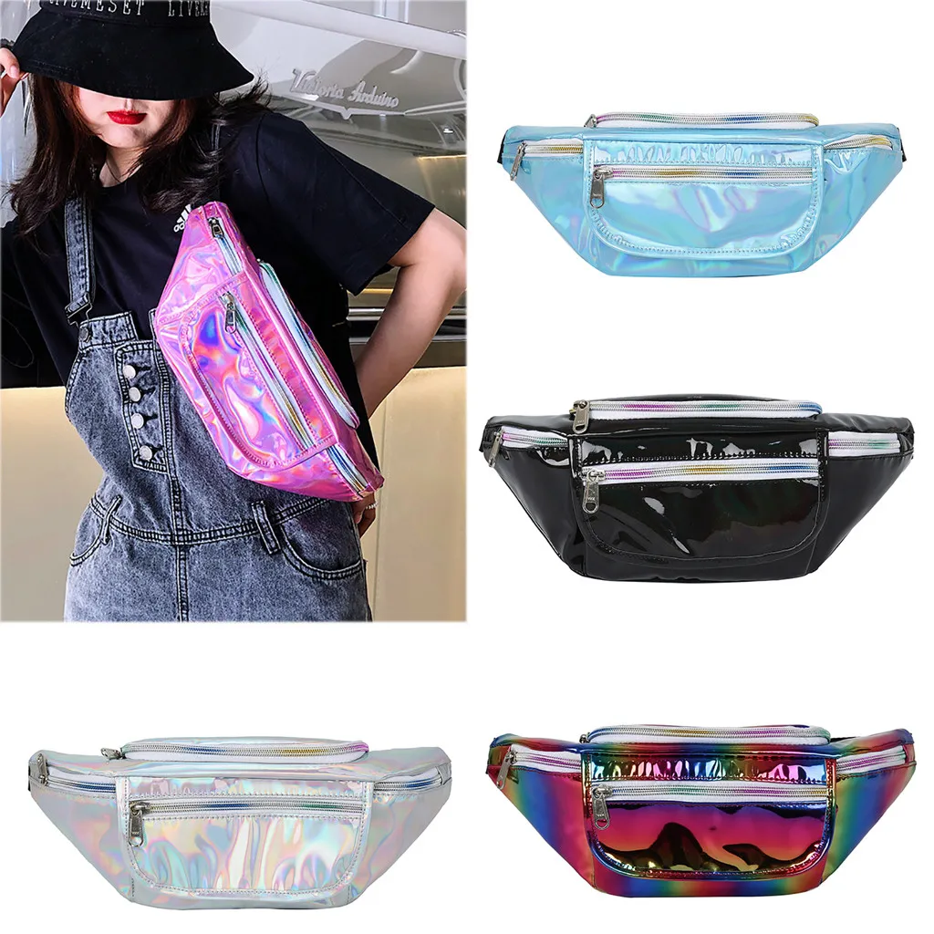 Waist Bags Women Joker Crossbody Fashion Chest Pocket Pocket Shoulder Bag Laser Chest Phone Pouch #30
Waist Bags Women Joker Crossbody Fashion Chest Pocket Pocket Shoulder Bag Laser Chest Phone Pouch #30