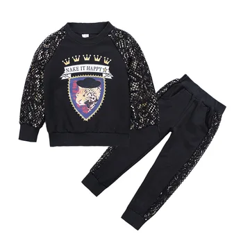 2019 Brand Boys Grid Sequin Sets Sweatshirt for Boy Tracksuit + Sports Pants Trouser Children Sets Costume Kids Clothes 2-12Y
2019 Brand Boys Grid Sequin Sets Sweatshirt for Boy Tracksuit + Sports Pants Trouser Children Sets Costume Kids Clothes 2-12Y