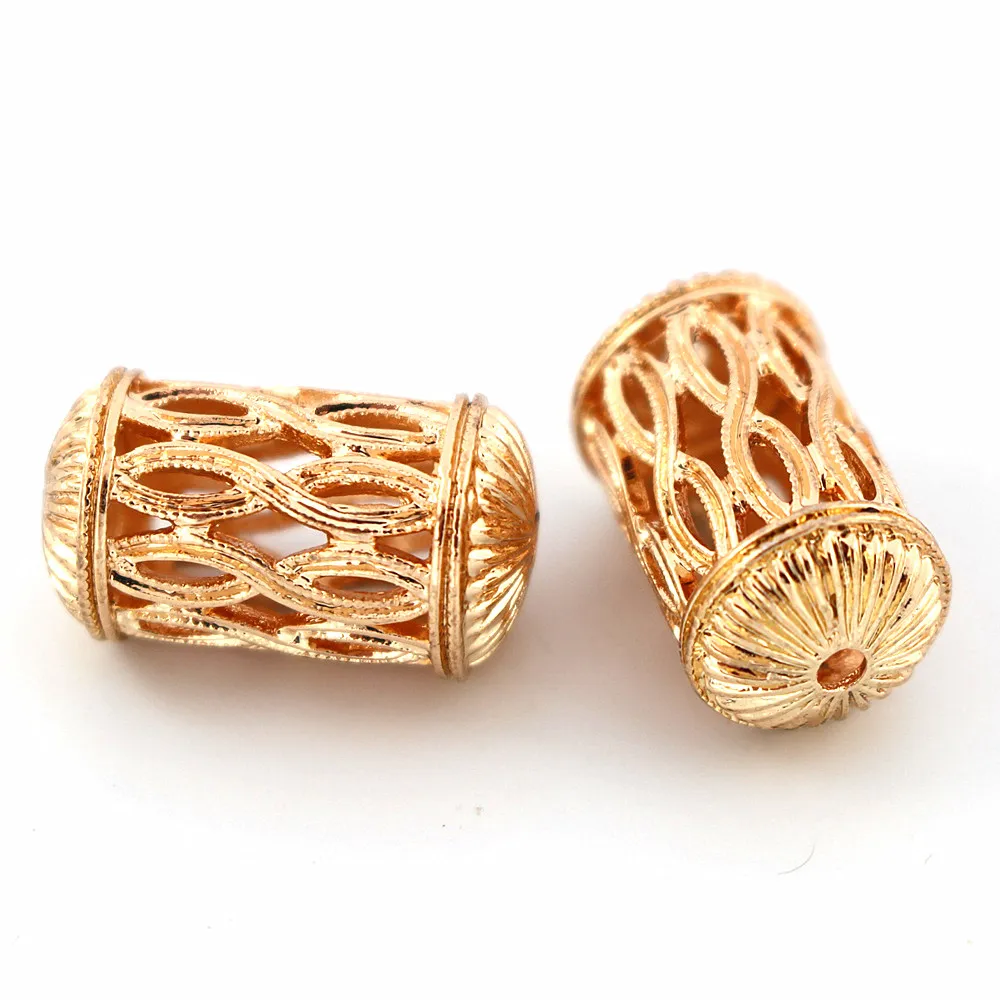 African Dubai Gold Spacer Beads Hollow Connector Long Tube Beading DIY Findings for Arab Nigerian Men Women Wedding Jewelry Set
African Dubai Gold Spacer Beads Hollow Connector Long Tube Beading DIY Findings for Arab Nigerian Men Women Wedding Jewelry Set
