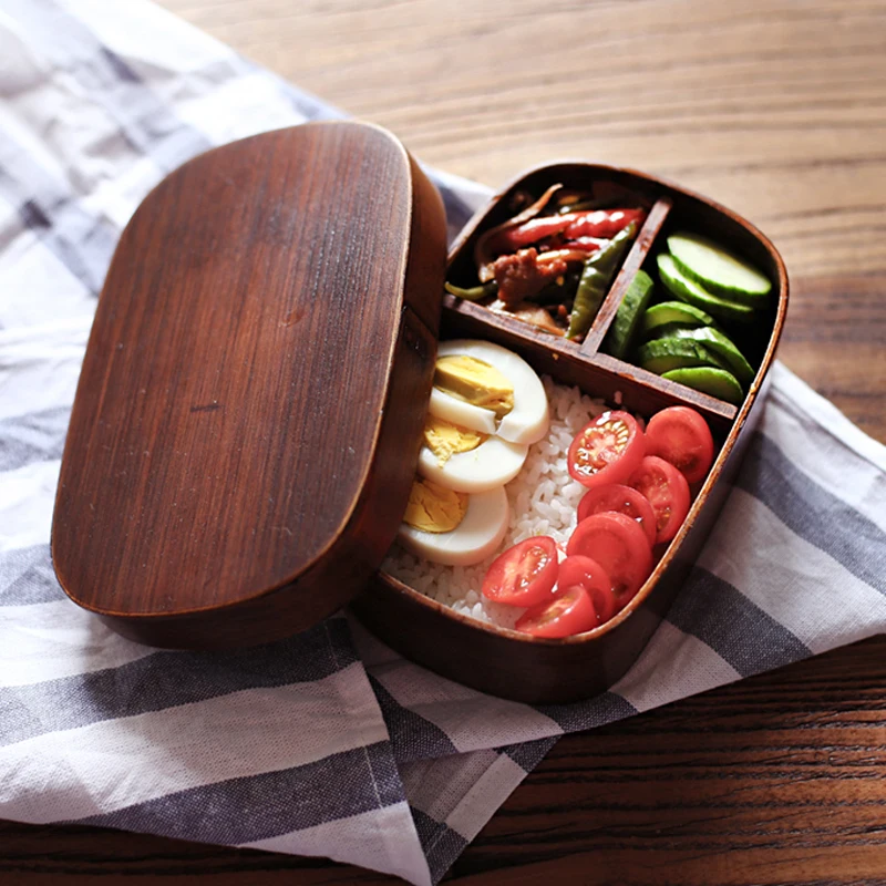 lunch box High quality handcrafted creativity food container Ash wood bento | Дом и сад
