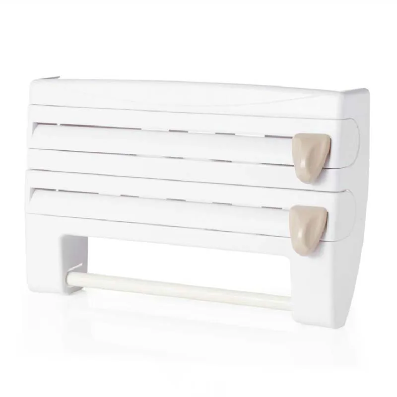 BF040 Creative kitchen fresh-keeping film receptacle, multi-functional aluminum foil barbecue paper napkin cuter storage rack
BF040 Creative kitchen fresh-keeping film receptacle, multi-functional aluminum foil barbecue paper napkin cuter storage rack