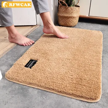RFWCAK Soild Thickened Bathroom Door Anti-skid Carpet Absorbent Mats Bedroom Entrance Doormat Kitchen Tapete For Bathroom Decor
RFWCAK Soild Thickened Bathroom Door Anti-skid Carpet Absorbent Mats Bedroom Entrance Doormat Kitchen Tapete For Bathroom Decor