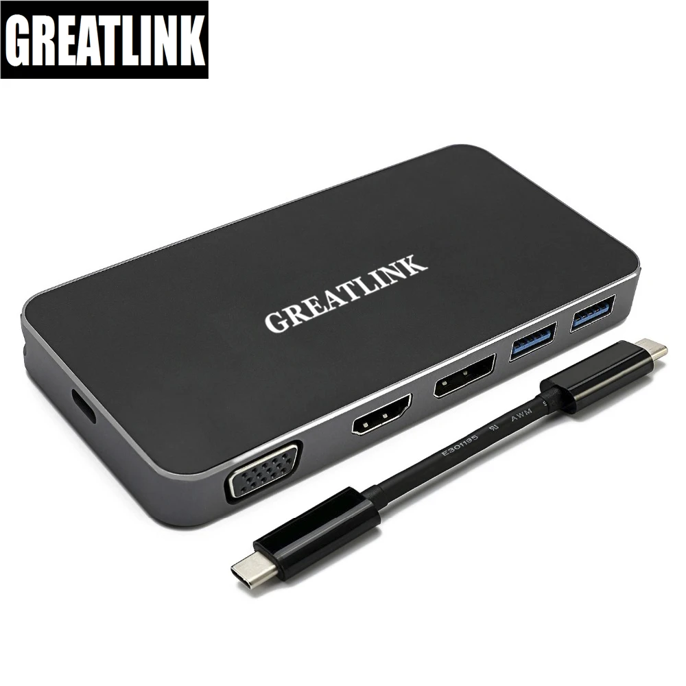 USB Type C thunderbolt 3 adapter displayport 1.2 VGA To HDMI Splitter Type-C to USB 3.0 HUB DP Converter With PD display Port
USB Type C thunderbolt 3 adapter displayport 1.2 VGA To HDMI Splitter Type-C to USB 3.0 HUB DP Converter With PD display Port