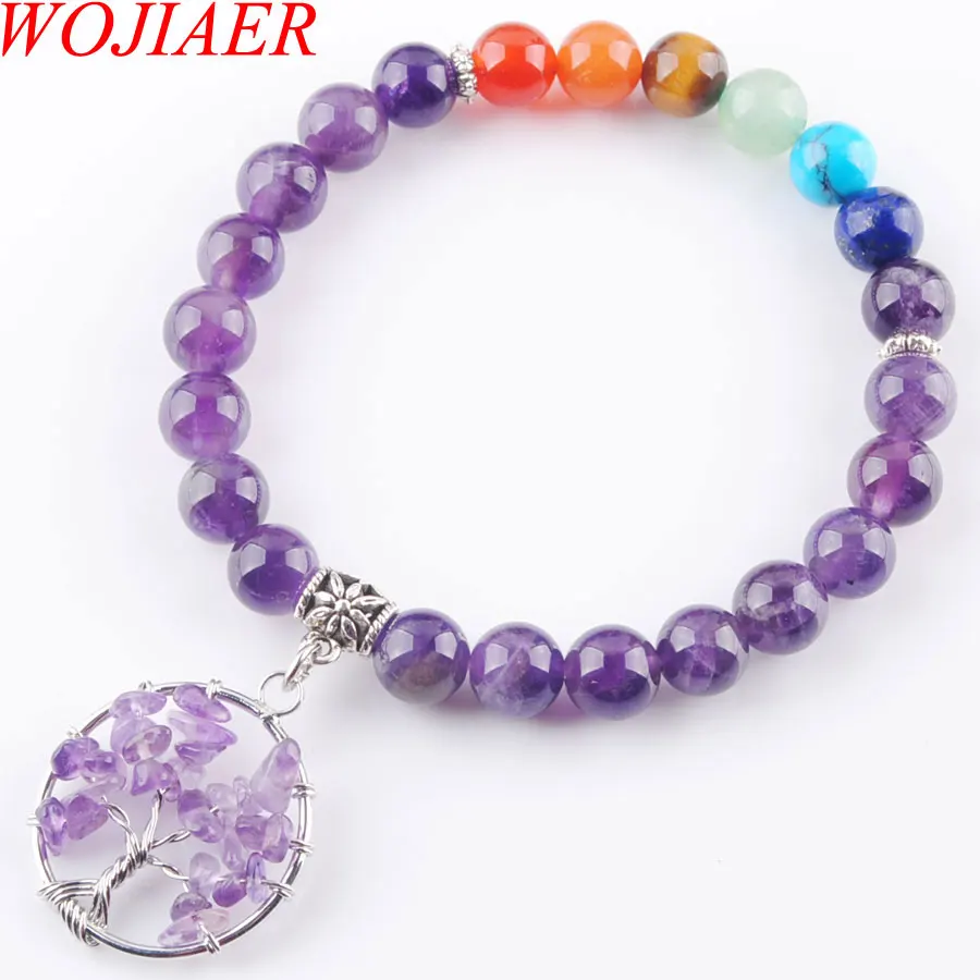 WOJIAER Natural Amethysts Jaspers Beads Strand Bracelet Jewelry Meditation Tree Of Life For Women Bracelets PBK330
WOJIAER Natural Amethysts Jaspers Beads Strand Bracelet Jewelry Meditation Tree Of Life For Women Bracelets PBK330