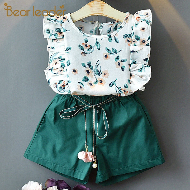 Bear Leader Girls Sets Summer Floral Children Sleeveless T-shirt+Solid Shorts 2PCS Kids Suit Fashion 3-7T Children Clothes
Bear Leader Girls Sets Summer Floral Children Sleeveless T-shirt+Solid Shorts 2PCS Kids Suit Fashion 3-7T Children Clothes