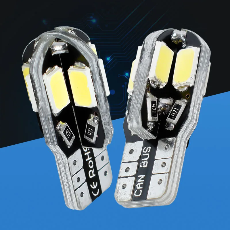 10pcs T10 8 smd 5630 5730 led Canbus Error Free auto Clearance Lights W5W 8smd Car Wedge Tail Side Light reading lamp NO ERROR
10pcs T10 8 smd 5630 5730 led Canbus Error Free auto Clearance Lights W5W 8smd Car Wedge Tail Side Light reading lamp NO ERROR