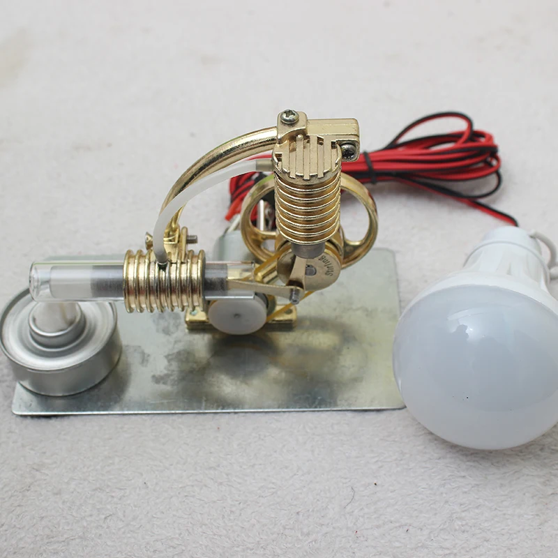 Mini Stirling Engine Mini-model Steam Power Technology Small-scale Manufacture of Small Electric Power Experimentation Toys
Mini Stirling Engine Mini-model Steam Power Technology Small-scale Manufacture of Small Electric Power Experimentation Toys