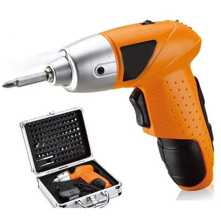 Cordless Li-Ion Electric Screwdriver 104 Bit Drill Set 4.8 V Rechargeable Power
Cordless Li-Ion Electric Screwdriver 104 Bit Drill Set 4.8 V Rechargeable Power