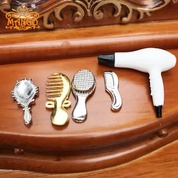 1:12 Scale Dollhouse Miniature Hair Dryer Bathroom Accessories Doll House Metal Cute Comb Set Mirror Razor Mini Hair Drier 
1:12 Scale Dollhouse Miniature Hair Dryer Bathroom Accessories Doll House Metal Cute Comb Set Mirror Razor Mini Hair Drier